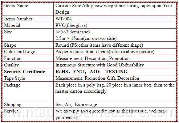 high precision animal weight scale tape measure for advertisement